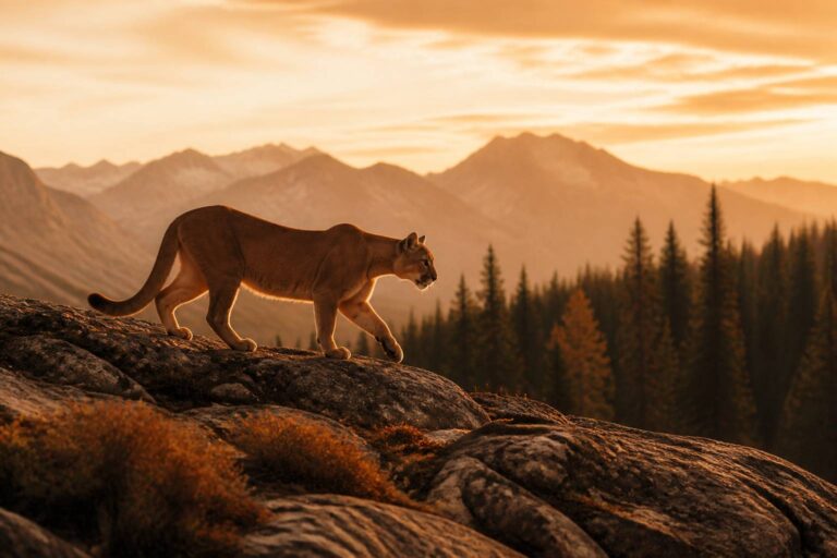 Il maestoso puma (Puma concolor): simbolo di eleganza e potenza della natura