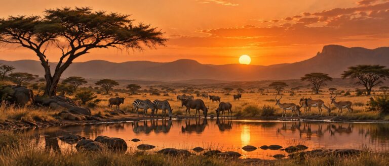 Il maestoso ciclo della vita: esplorando gli animali della savana