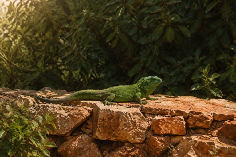 Il ramarro occidentale (Lacerta bilineata): esplorazione del suo habitat e delle abitudini affascinanti