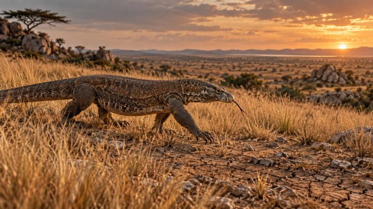Il maestoso drago di Komodo: il gigante delle isole indonesiane